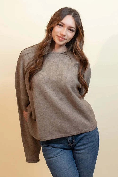 Things between womens cider season knit sweater