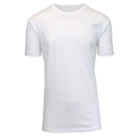 MENS WHITE CREW NECK T SHIRT IN ASSORTED SIZES 48 PACK