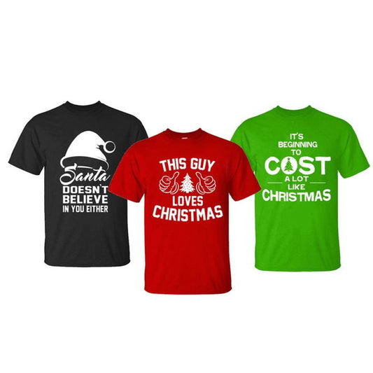 MENS FUNNY CHRISTMAS T SHIRTS