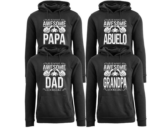 MENS AWESOME DAD/GRANDPA PULL OVER HOODIE