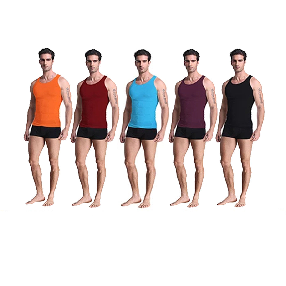 MENS COMPRESSION TANK TOP 2 PACK