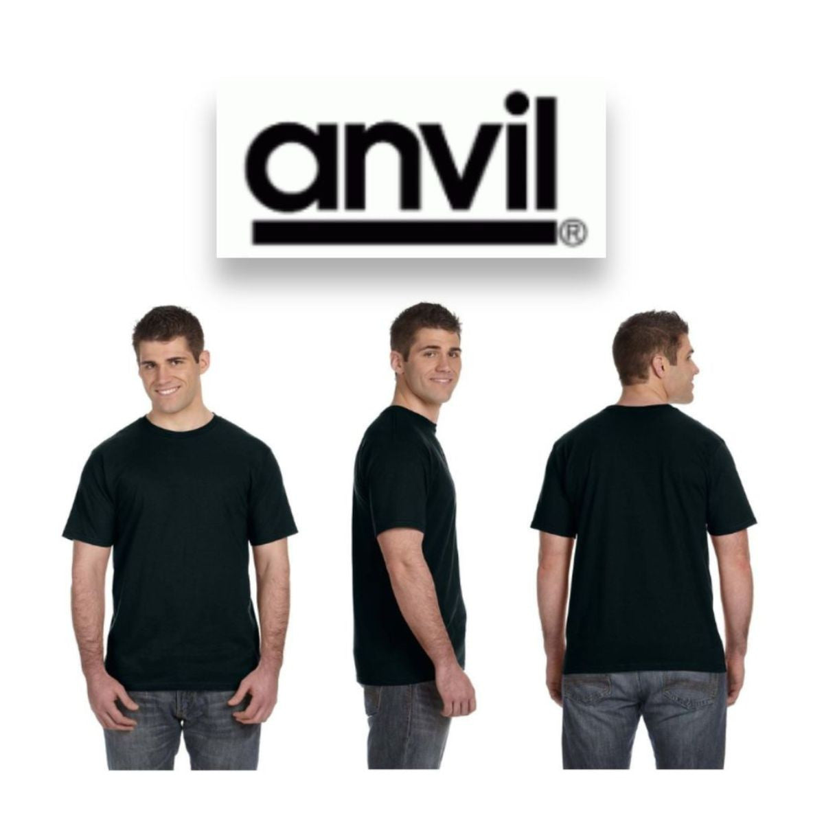 ANVIL 980 FASHION FIT LIGHTWEIGHT T SHIRT