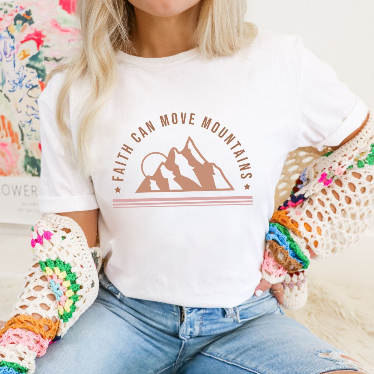 FAITH CAN MOVE MOUNTAINS T SHIRT