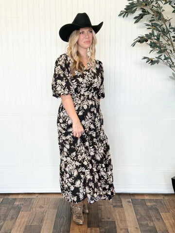 CAMELLIA MIDI DRESS
