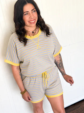 THE BLUEBIRD AND SUNSHINE STRIPE SET