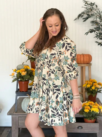 GARDEN STROLL MINI DRESS