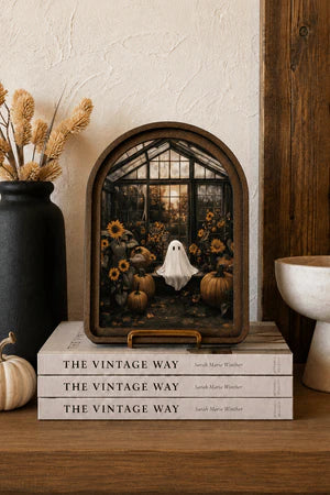 GREENHOUSE GHOST ARCH FRAMED ART 8.25X11 INCH