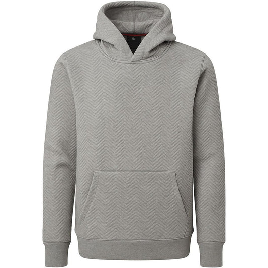 MENS HOODIE HERRINGBONE PULLOVER SWEATSHIRT