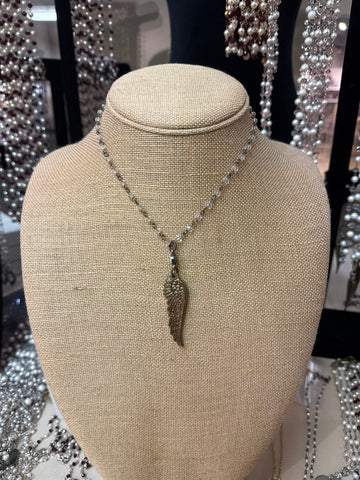 HEAVENLY PATH ANGEL WING NECKLACE