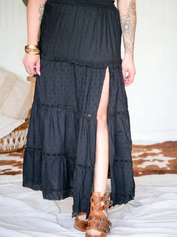 HIGH NOON WHISPERS MAXI SKIRT