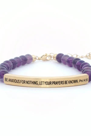 BE ANXIOUS FOR NOTHING LET YOUR PRAYERS BE KNOWN