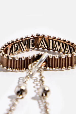 KD8 LOVE ALWAYS OPEN HEART DAINTY NECKLACE