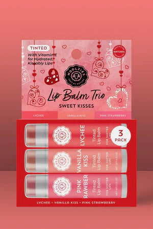 LIP BALM TRIO SWEET KISSES