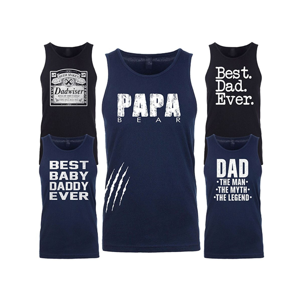 MENS BEST FATHERS DAY EVER TANK TOP