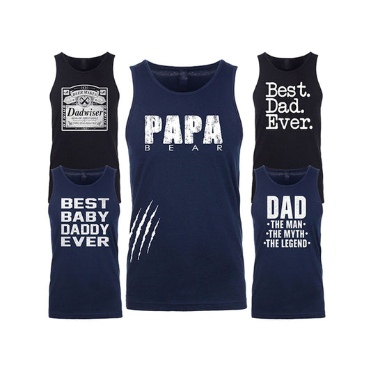 MENS BEST FATHERS DAY EVER TANK TOP