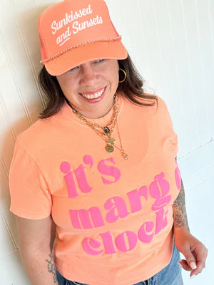 MARG O CLOCK PARTY CROP TEE
