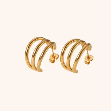 PRESSIE TRIO HOOP STUDS