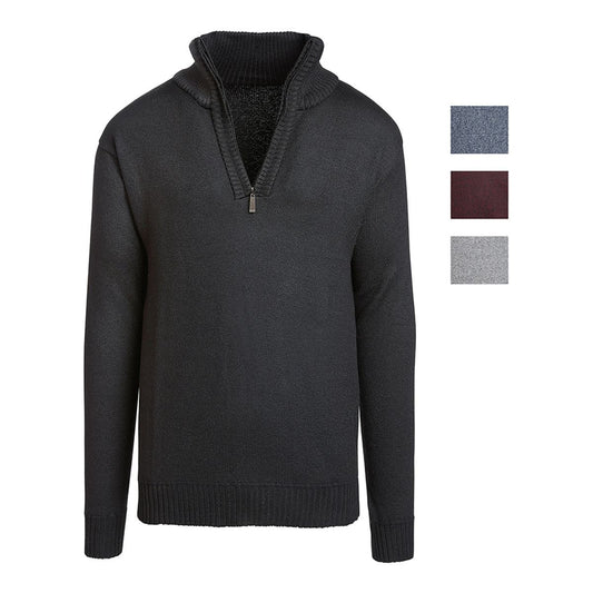 ALTA MENS CASUAL LONG SLEEVE HALF ZIP JACKET