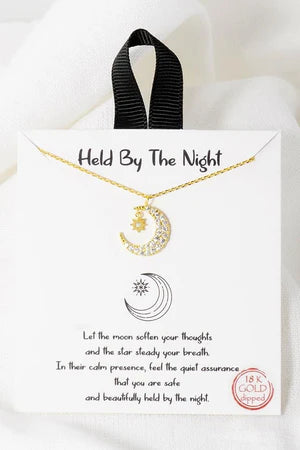 STARLIT MOON NECKLACE