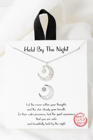 STARLIT MOON NECKLACE
