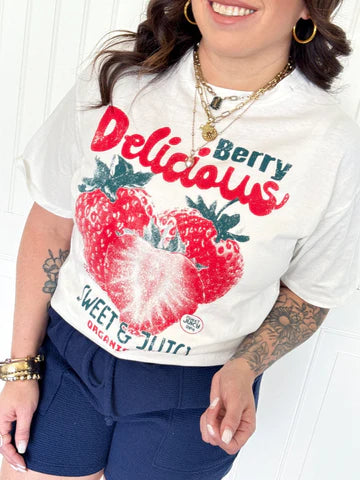 THE BERRY DELICIOUS GRAPHIC TEE
