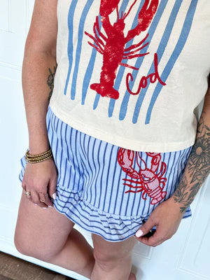 THE COASTAL CATCH LOBSTER SHORTS