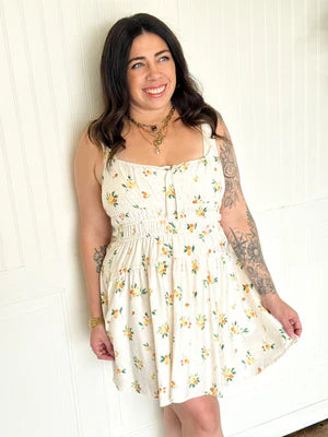 THE DAINTY BLOOM KEYHOLE DRESS