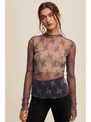 THE ETHEREAL LACE LONG SLEEVE