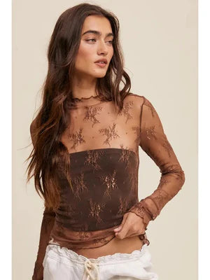 THE ETHEREAL LACE LONG SLEEVE