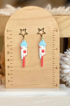 THE FIRECRACKER POCKET DANDLE EARRINGS