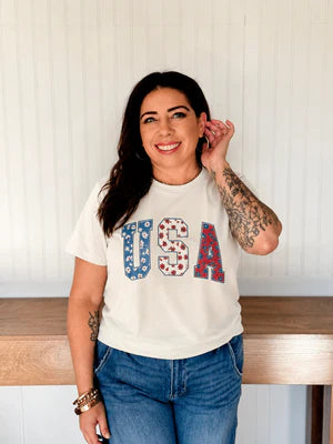 THE FLOWER POWER USA TEE