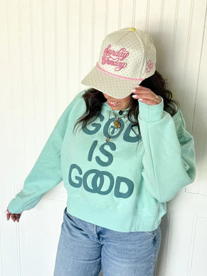 THE GOD IS GOOD COMFORT PULLOVER