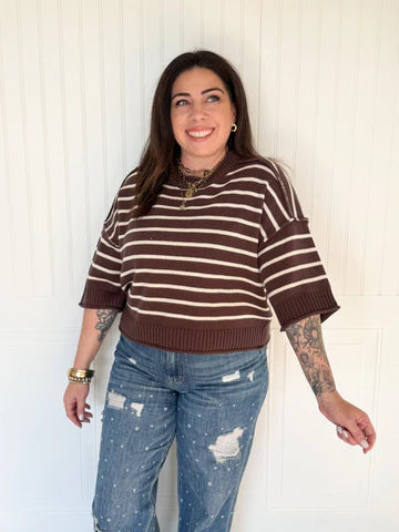 THE HARBORCUT STRIPE TOP