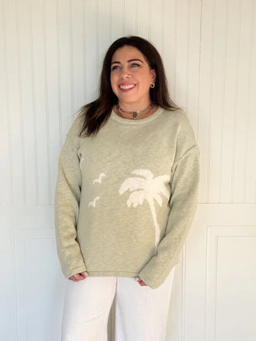 THE ISLAND SHADE SLOUCH SWEATER