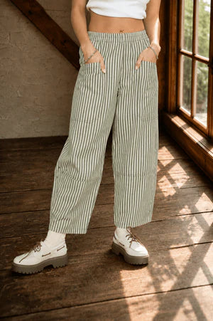 THE SANDBAR STRIPE FLOWY PANTS