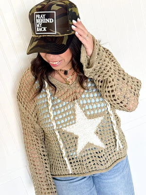 THE SHOOTING STAR KNIT HOODIE