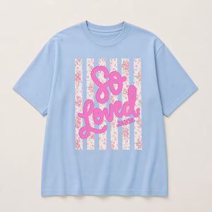 THE SO LOVED JOHN 3:16 BLOOM TEE