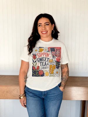 THE SWEET TEA AND FREEDOM TEE