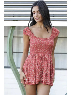 THE TWIRL LAYER SKORT ROMPER