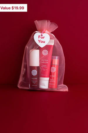VALENTINE LOVE LIP TREATS STOCKING STUFFER GIFTS SET