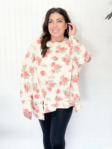 WILDFLOWER EDGE THERMAL SWEATSHIRT