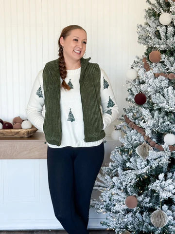 WINTER PINE CORDUROY VEST