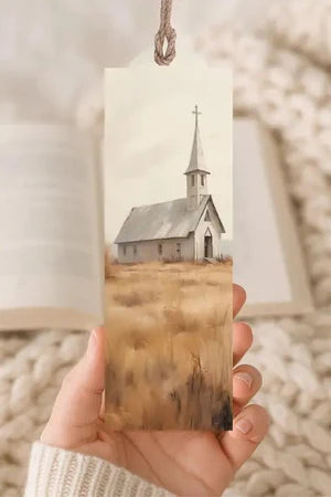 WOOD BOOKMARK CHURCH